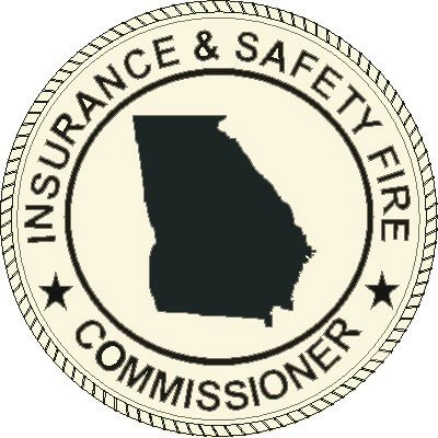 Georgia Insurance & Safety Fire Commissioner seal